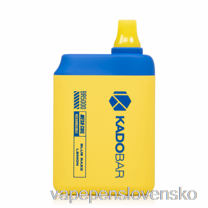 Kado Bar Br5000 Jednorazový Blue Razz Lemon Vape Bez Nikotinu